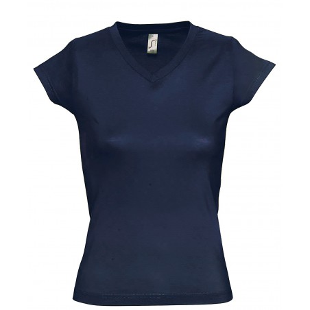 T-Shirt femme col "V"