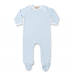 Pyjama bébé vierge bleu clair