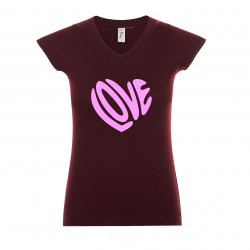 T-Shirt Love Violet